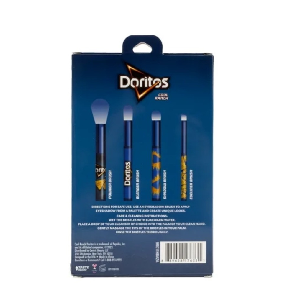 Cosmetic 4 Brush Set - Doritos NWT - Picture 7 of 7
